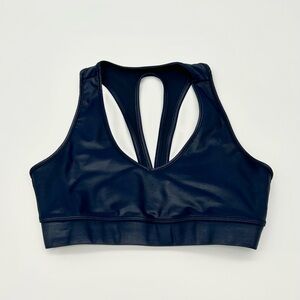Carbon 38 - Midnight Blue Metallic Sports Bra